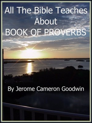 cover image of PROVERBS, BOOK OF